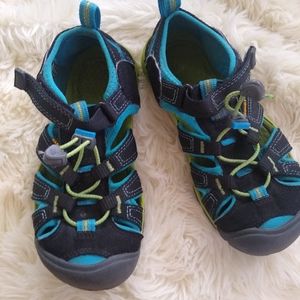 KEEN Newport H2 Sandals black and teal size 1